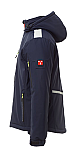 Nylonová prodloužená bunda Payper STREAM PAD, námořní modrá