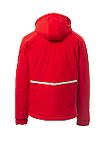 Nylonová prodloužená bunda Payper STREAM PAD, červená