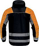Zateplená bunda SAKOYAOR, oranžová/černá