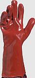 Chemické rukavice PVC7335, červené