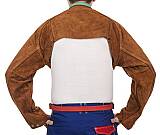 Svářečská zástěra k rukávníkům WELDAS Lava Brown W44-7800, 51 cm