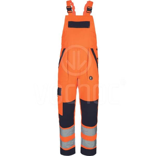 Výstražné kalhoty s laclem MAX NEO HV, oranžová