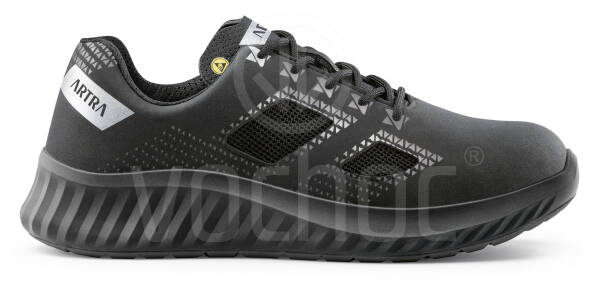 Bezpečnostní polobotka ARCASIO S1P ESD, černo-šedá