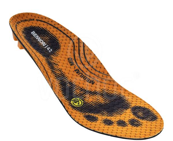Vkládací stélka do obuvi ORTHOCOMFORT ESD Medium Mid Insole, černo-oranžová