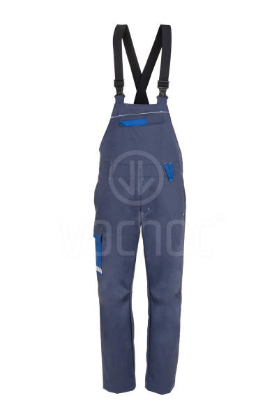 Nehořlavé pracovní svářečské kalhoty s laclem GOODPRO KATKA STRAIGHT, navy