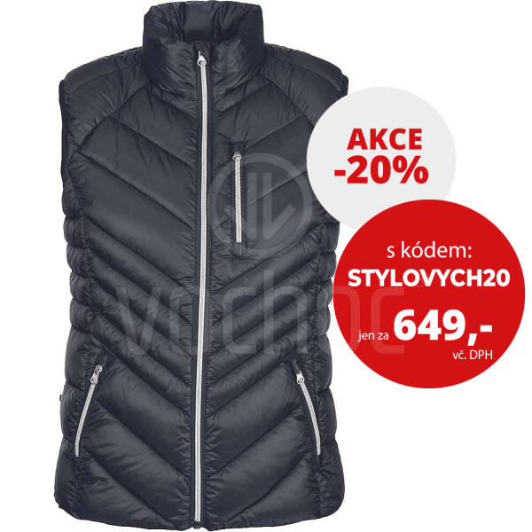 Dámská zateplená vesta L-SURE SYLVIA LADY, černá