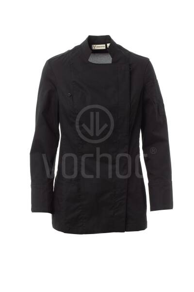 Kuchařský dámský rondon STARRED MESH LADY (lycra), černá