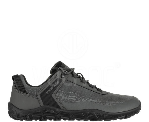 Kožená treková obuv BNN BAREFOOT OUTDOOR, šedá