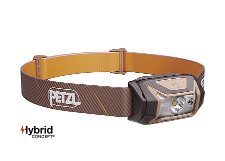 Čelová svítilna Petzl TIKKA BROWN 2025, hnědá