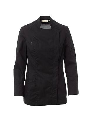 Kuchařský dámský rondon STARRED MESH LADY (lycra), černá