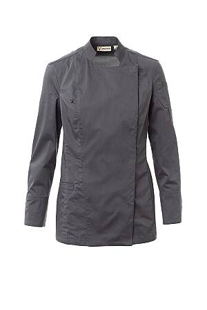 Kuchařský dámský rondon STARRED MESH LADY, šedá (lycra)