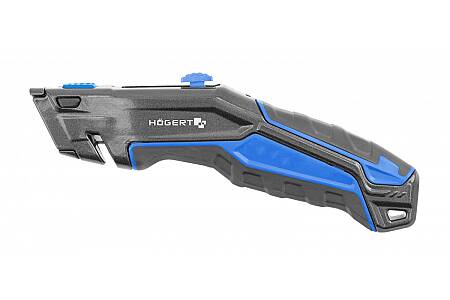 ALU bezpečnostní nůž s lichoběžníkovou čepelí